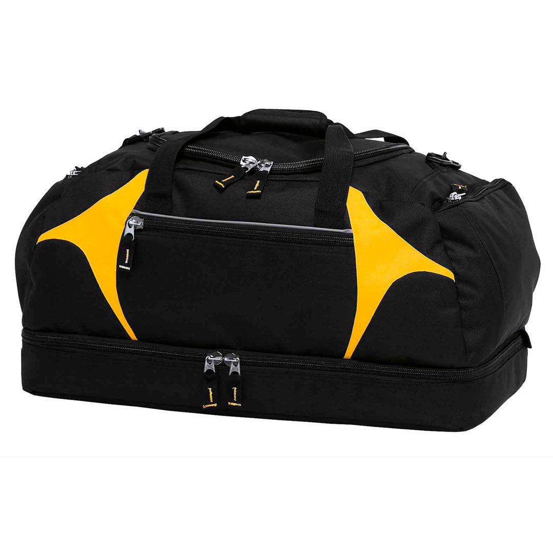 Gear for Life The Spliced Zenith Sports Bag Black/Gold Backpacks