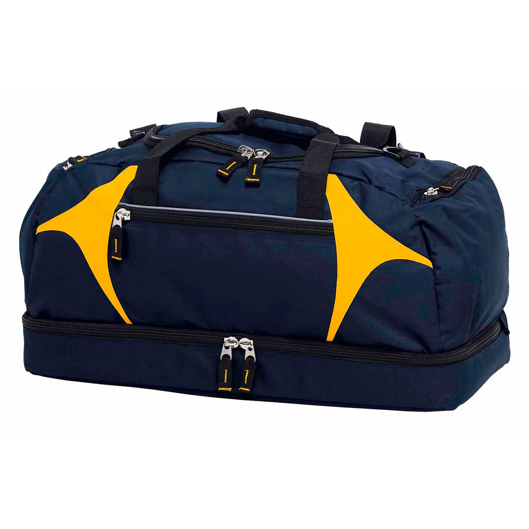 Gear for Life The Spliced Zenith Sports Bag Navy/Gold Backpacks