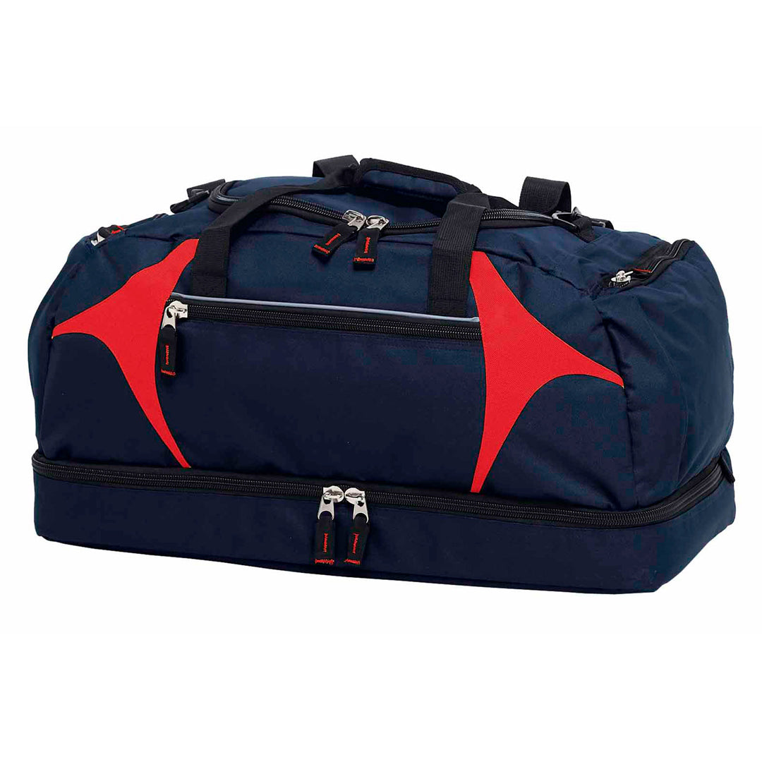 Gear for Life The Spliced Zenith Sports Bag Navy/Red Backpacks