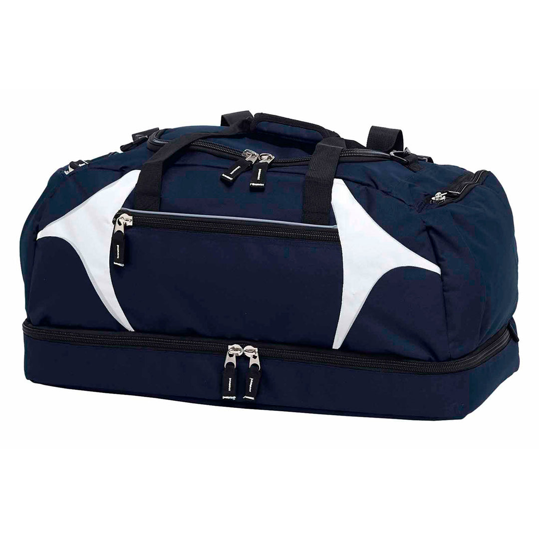 Gear for Life The Spliced Zenith Sports Bag Navy/White Backpacks