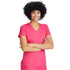 Healing Hands The Monica Scrub Top | Ladies Hot Pink Scrubs