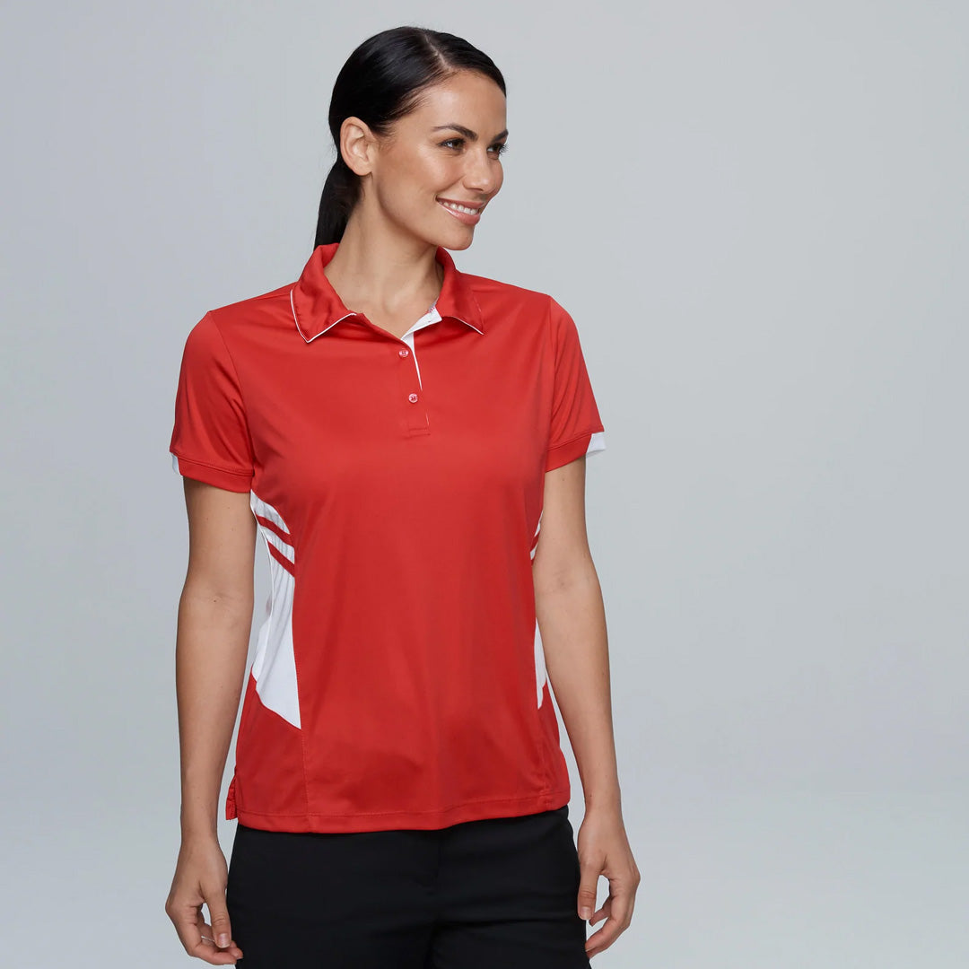 Aussie Pacific The Tasman Polo | Ladies | Short Sleeve | Grey Base Shirts & Tops