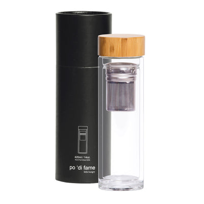 Po 'Di Fame The Tea and Fruit Infuser Bottle Natural Coffee Servers & Tea Pots