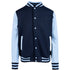 Ramo The Varsity Jacket | Mens Navy/Sky Coats & Jackets
