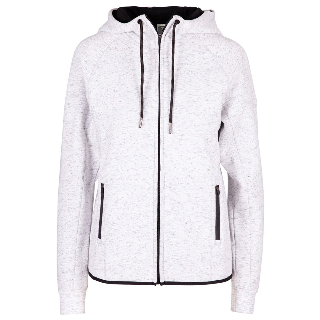 Ramo The Bonded Fleece Hoodie | Ladies White Marle Hoodie